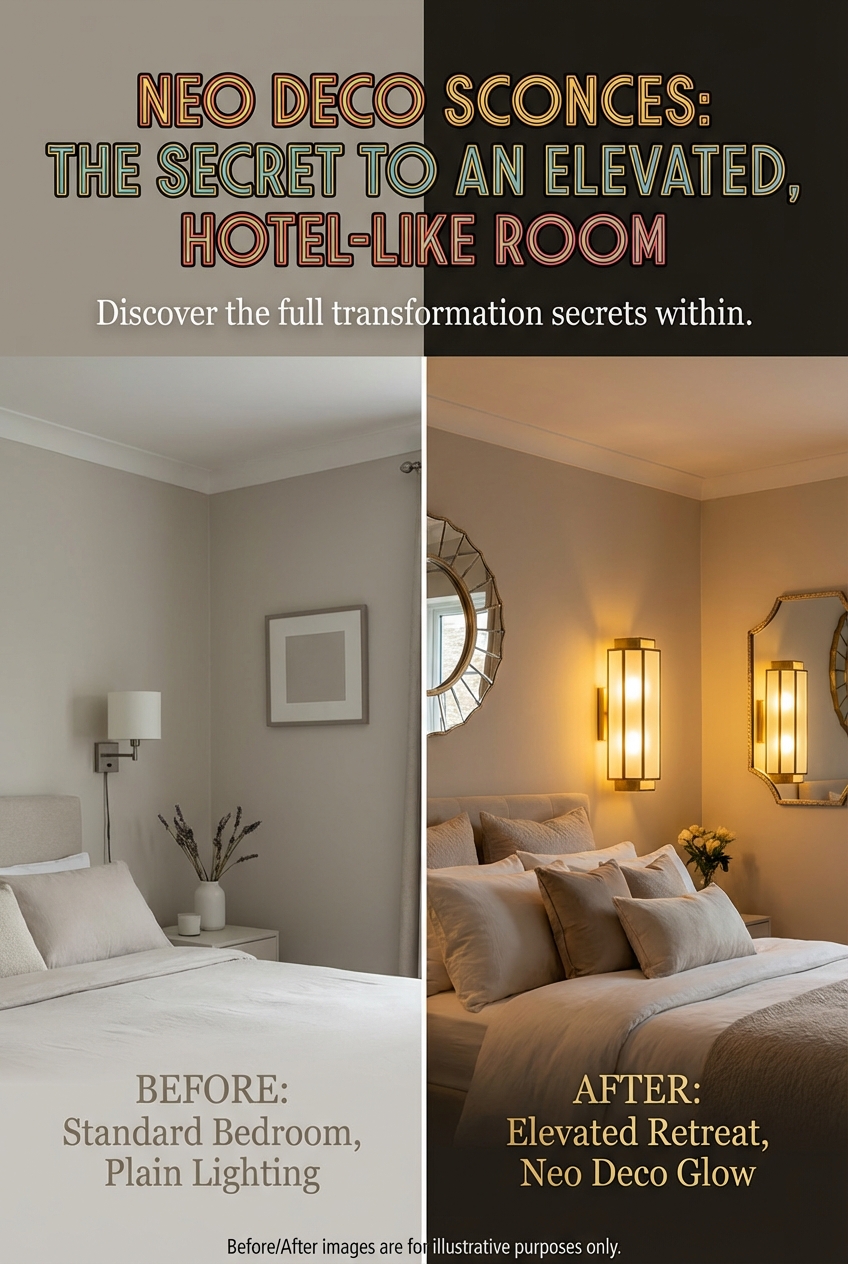 Neo Deco Sconces: The Secret to an Elevated, Hotel-Like Room - photo 5