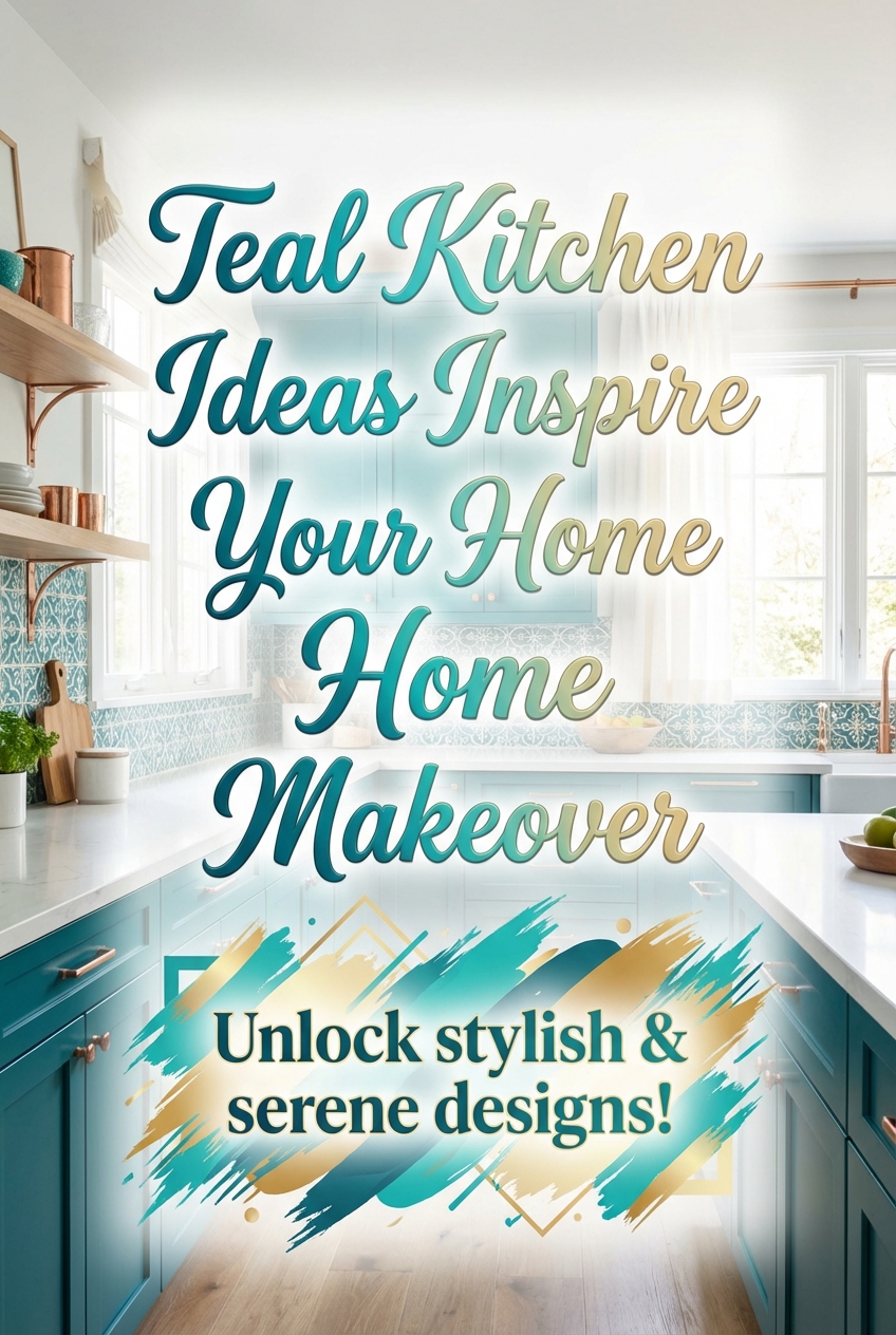 Teal Kitchen Ideas Inspire Your Home Makeover - photo 2