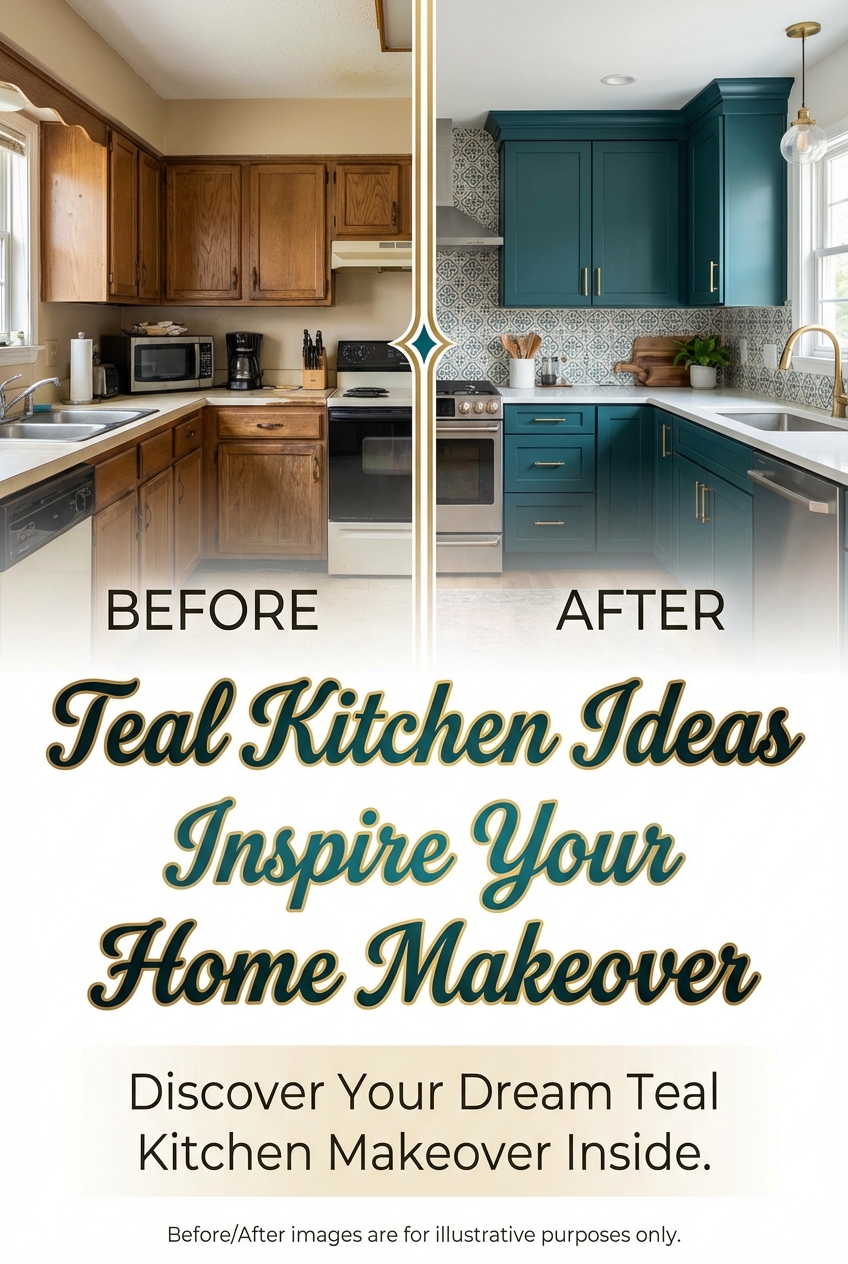 Teal Kitchen Ideas Inspire Your Home Makeover - photo 5