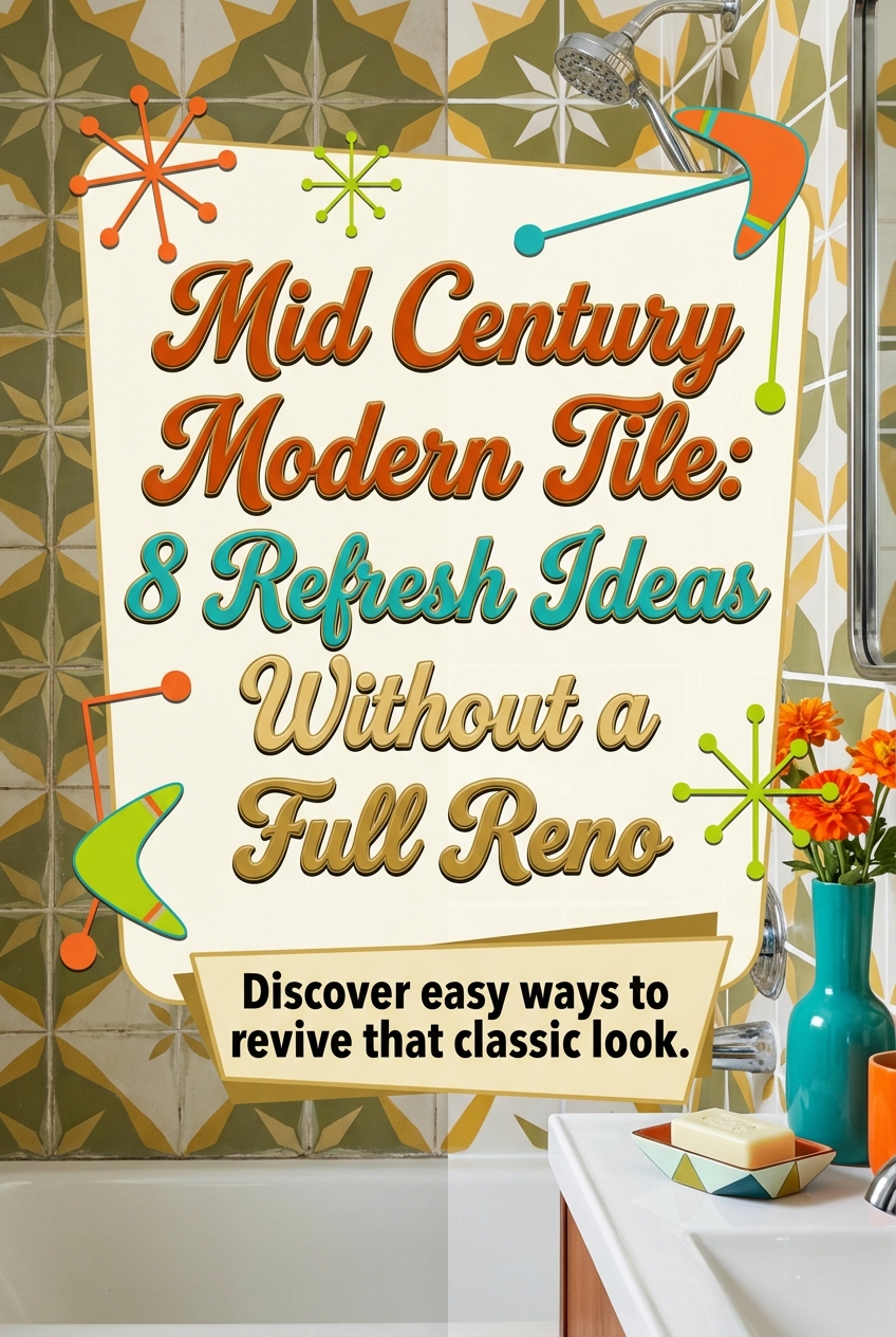 Mid Century Modern Tile: 8 Refresh Ideas Without a Full Reno - photo 2