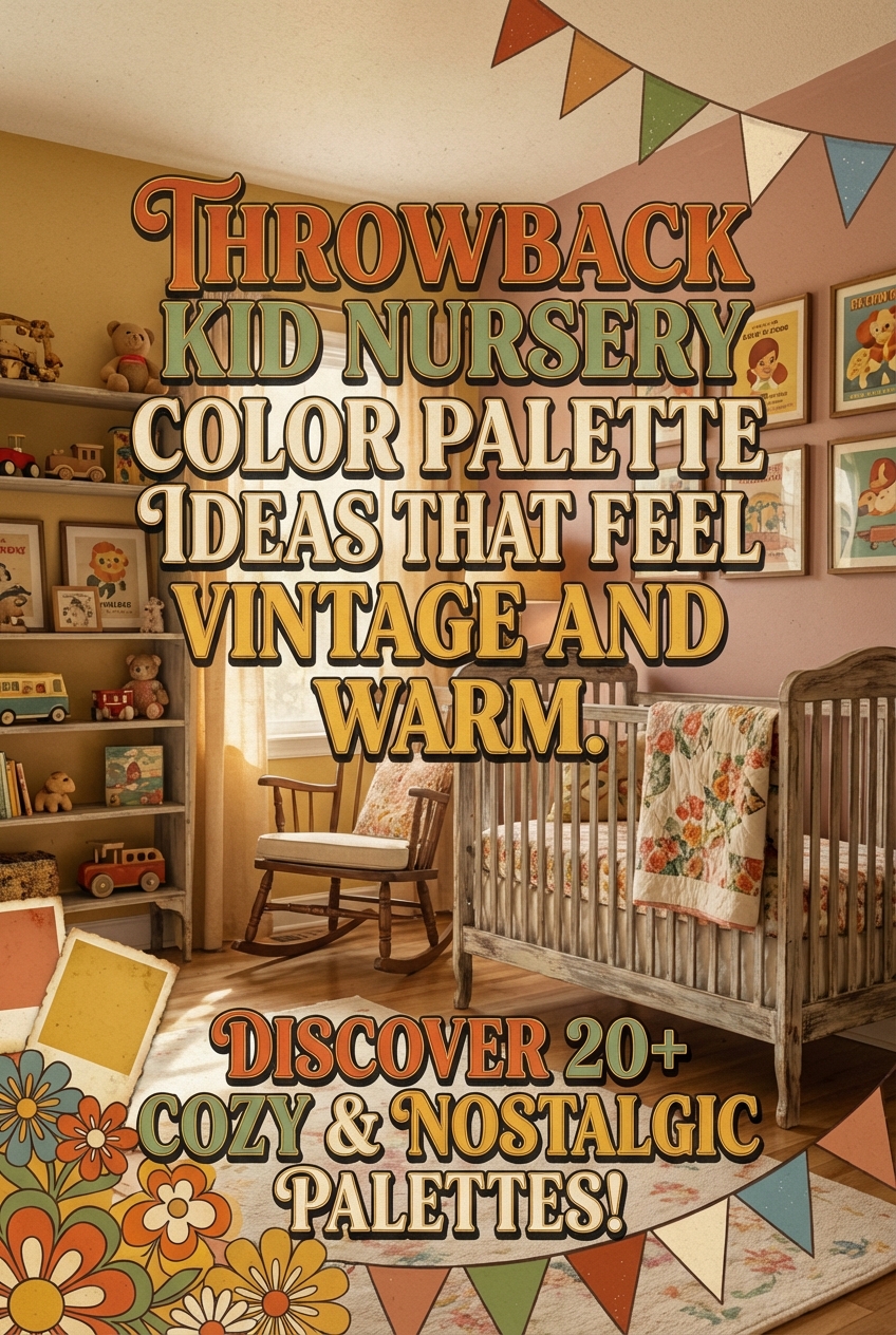 Throwback Kid Nursery Color Palette Ideas That Feel Vintage and Warm - photo 2