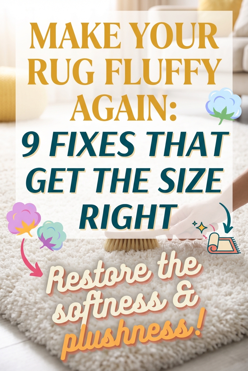 Make Your Rug Fluffy Again: 9 Fixes That Get the Size Right - photo 2