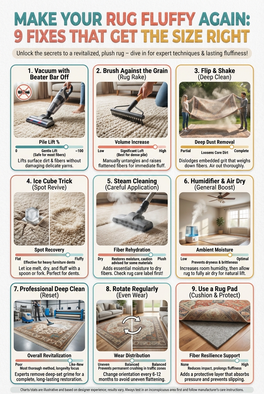 Make Your Rug Fluffy Again: 9 Fixes That Get the Size Right - photo 3