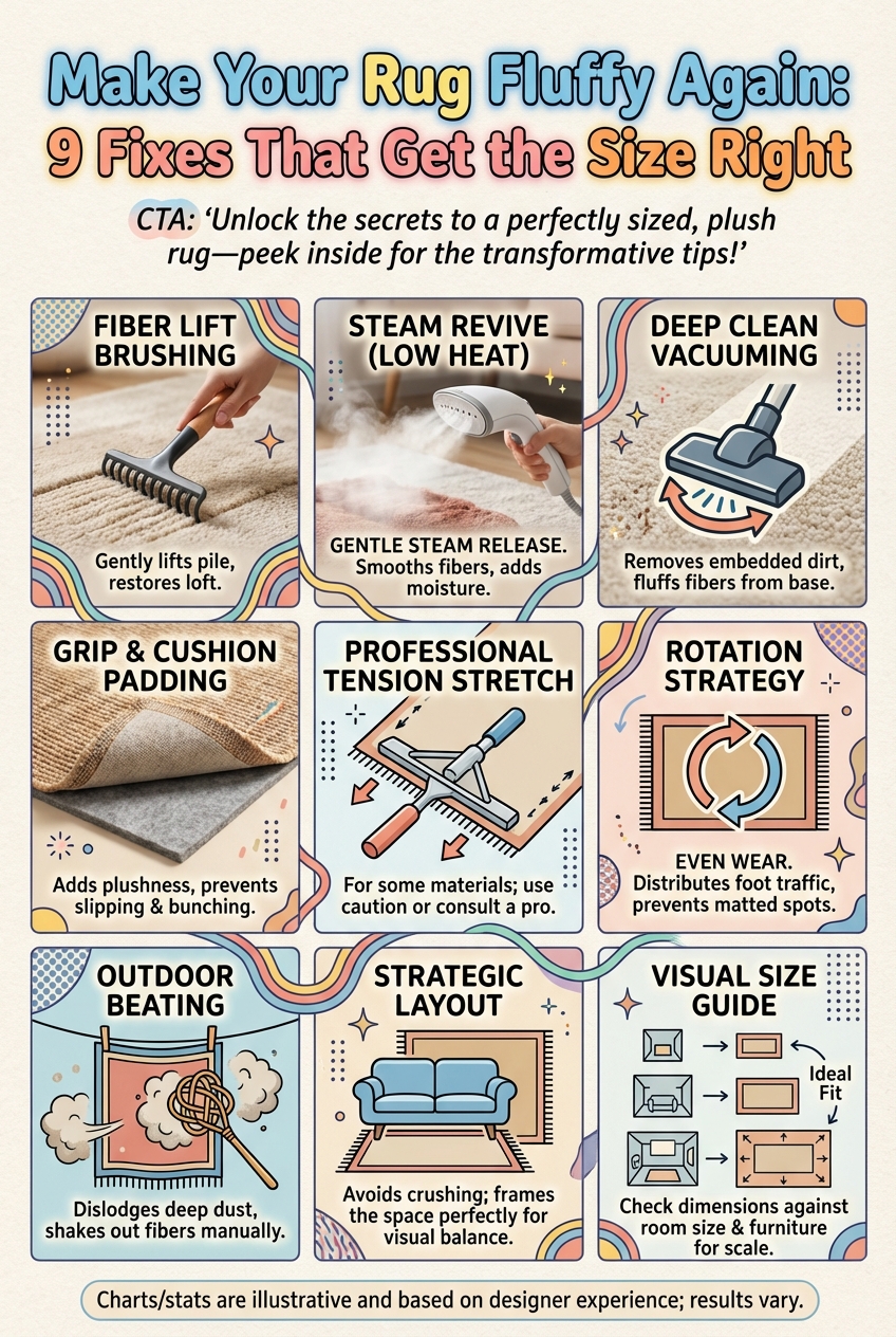 Make Your Rug Fluffy Again: 9 Fixes That Get the Size Right - photo 4