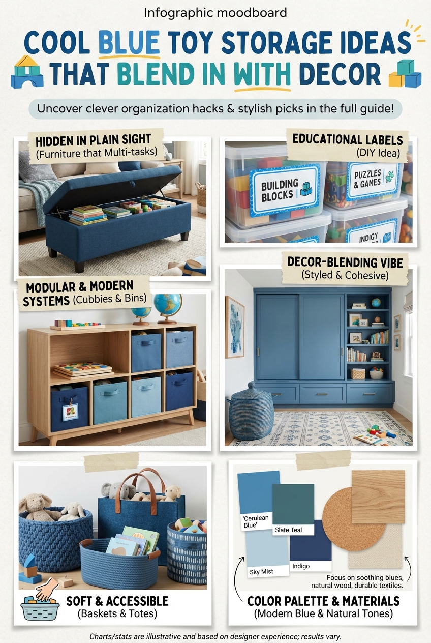 Cool Blue Toy Storage Ideas That Blend In with Decor - photo 4