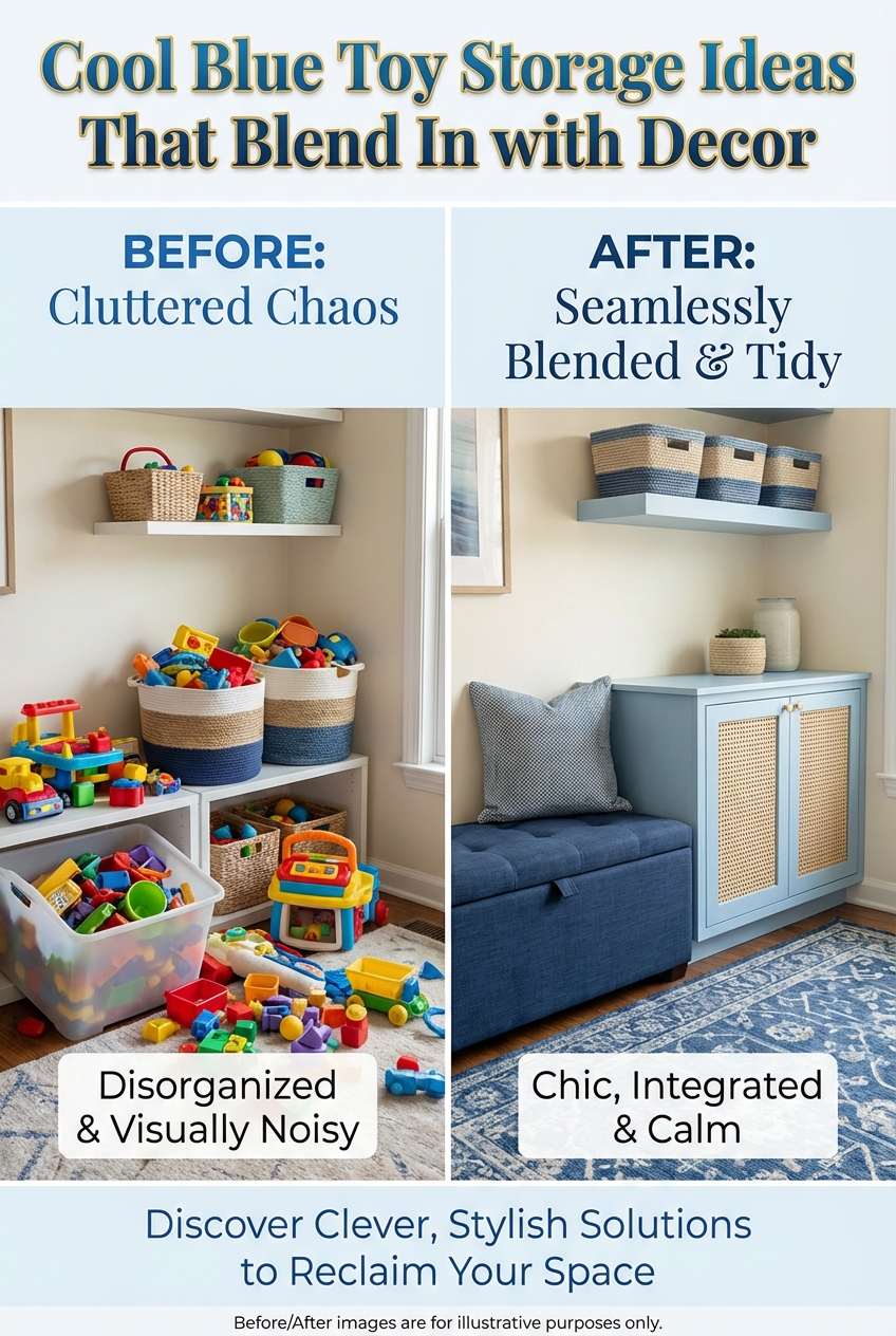 Cool Blue Toy Storage Ideas That Blend In with Decor - photo 5
