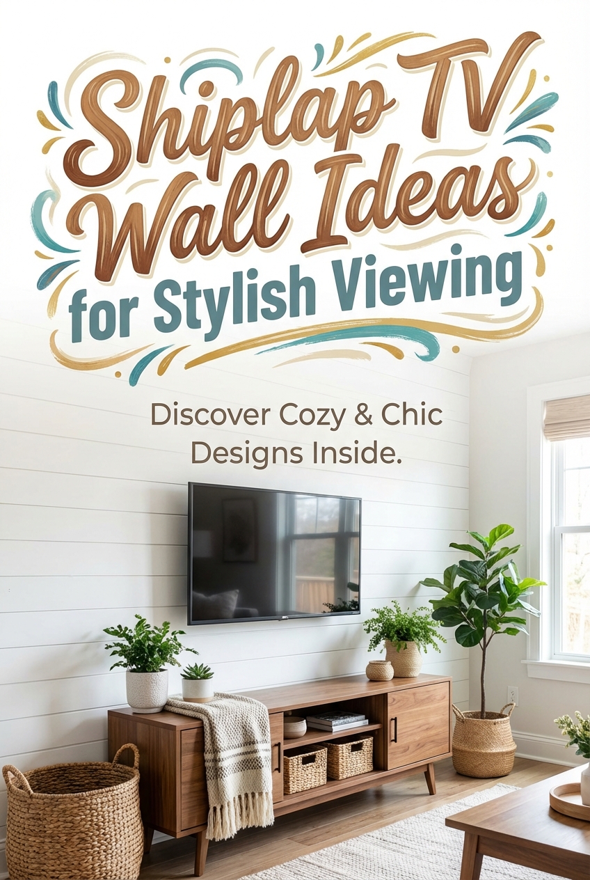 Shiplap TV Wall Ideas for Stylish Viewing - photo 2