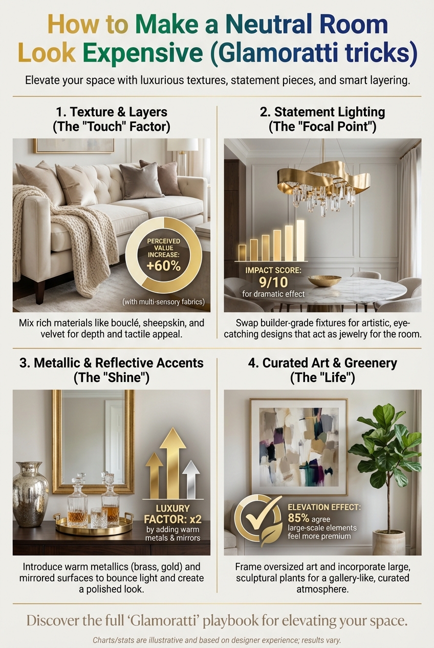 How to Make a Neutral Room Look Expensive (Glamoratti tricks) - photo 3
