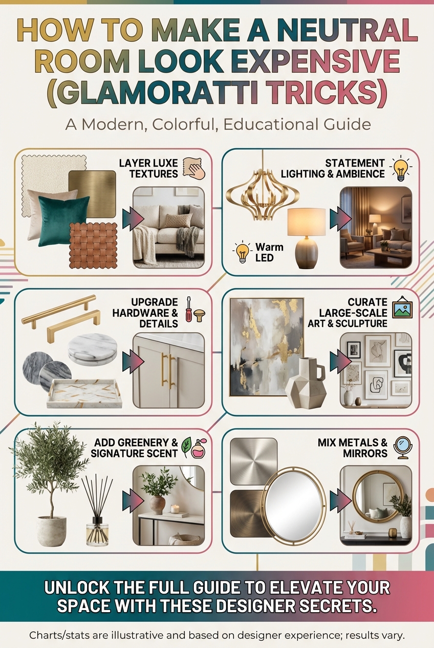 How to Make a Neutral Room Look Expensive (Glamoratti tricks) - photo 4