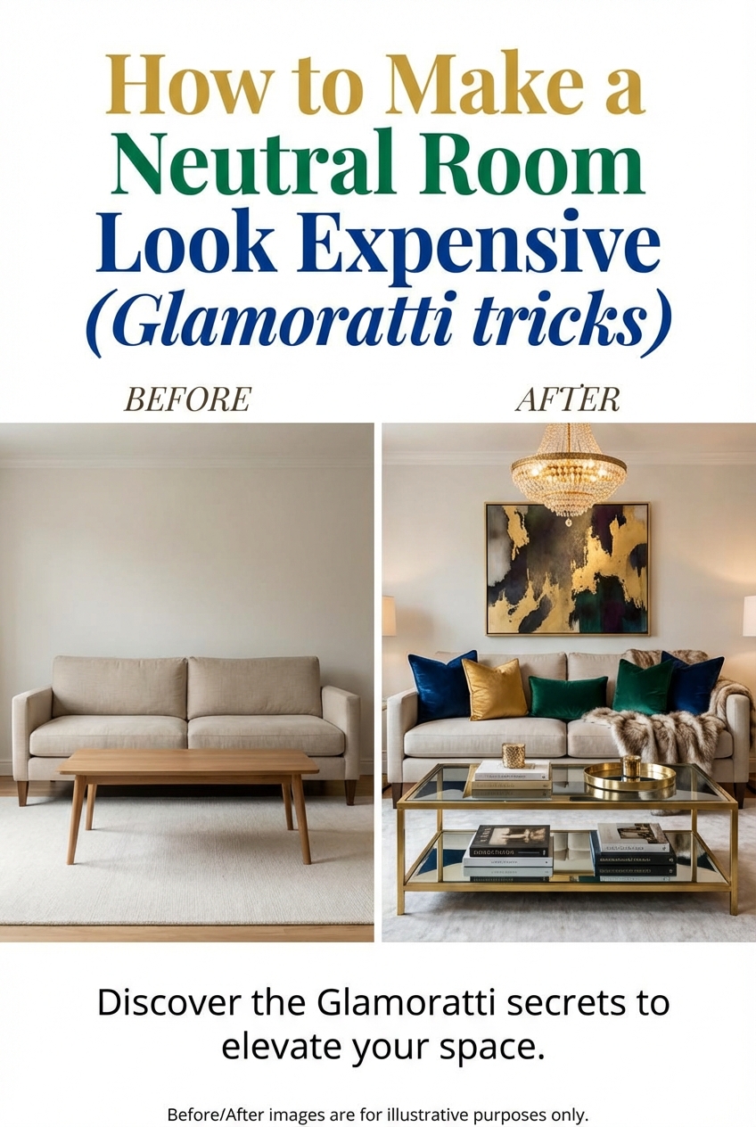 How to Make a Neutral Room Look Expensive (Glamoratti tricks) - photo 5