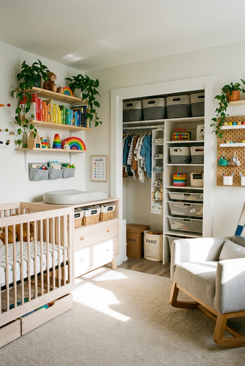 Organize a Nursery: the 7 – Step Simple Plan