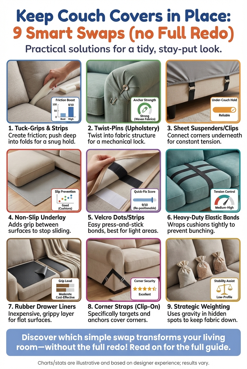 Keep Couch Covers in Place: 9 Smart Swaps (no Full Redo) - photo 3