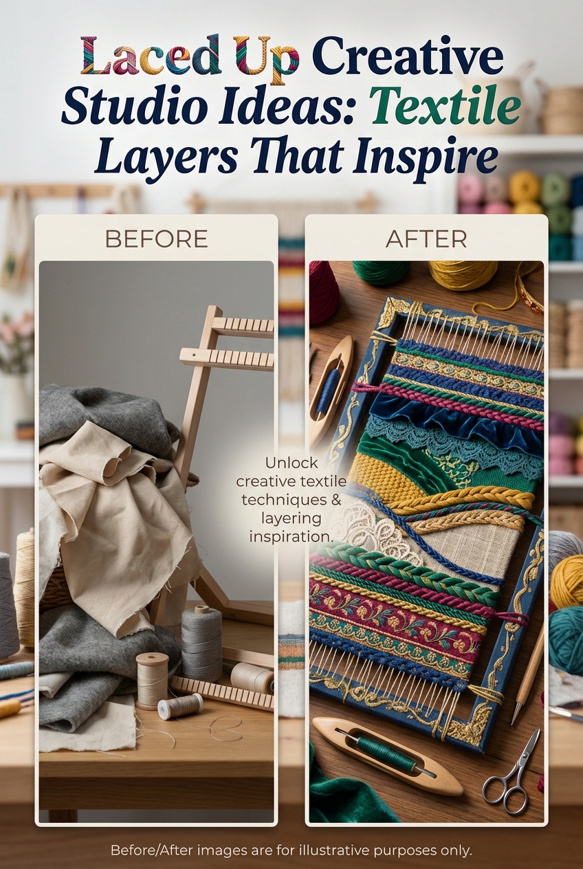 Laced Up Creative Studio Ideas: Textile Layers That Inspire - photo 5