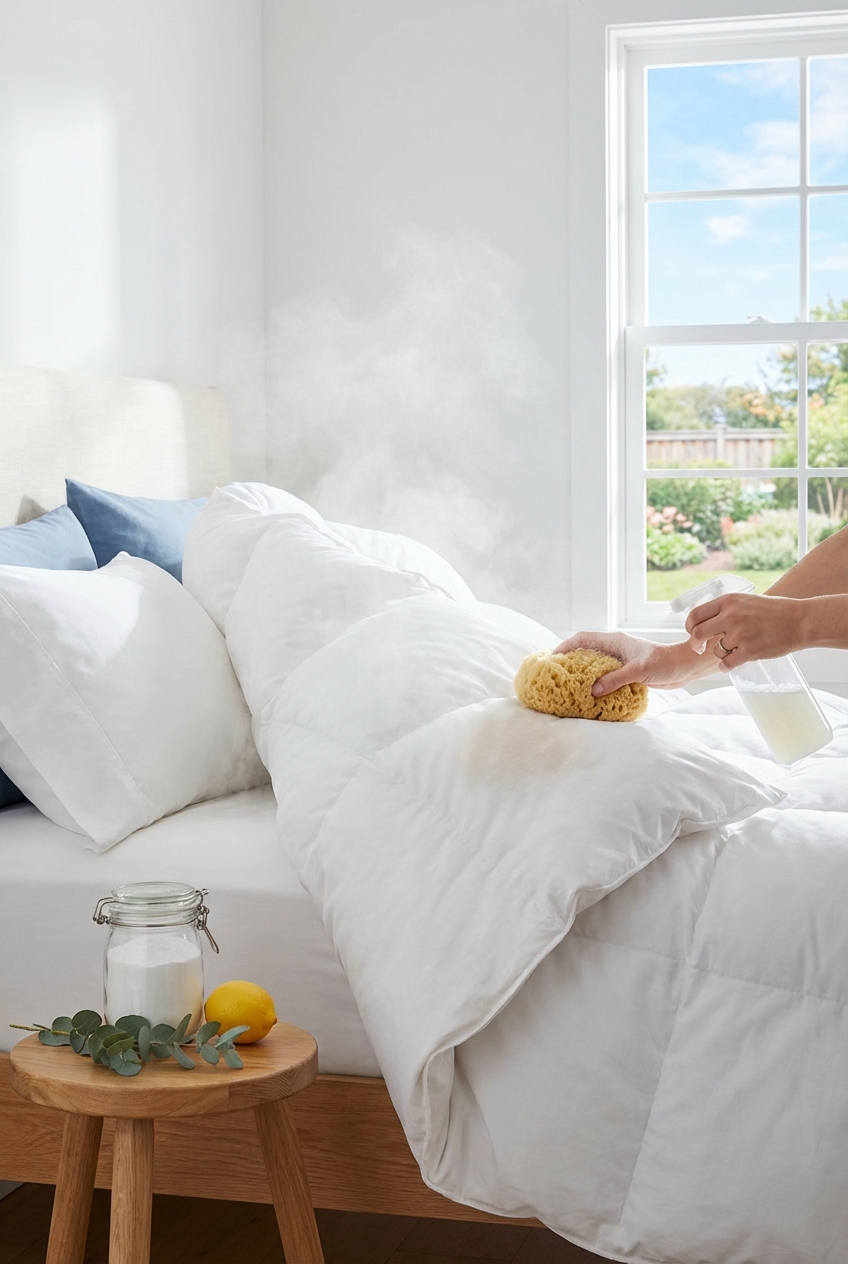 Get Stains Out of Your White Comforter: 9 Moves for Better Flow