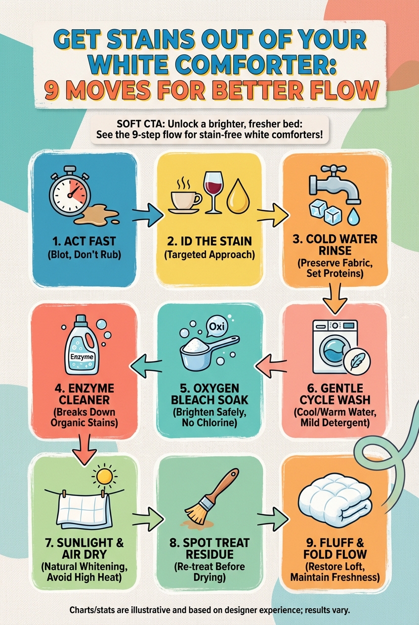 Get Stains Out of Your White Comforter: 9 Moves for Better Flow - photo 4