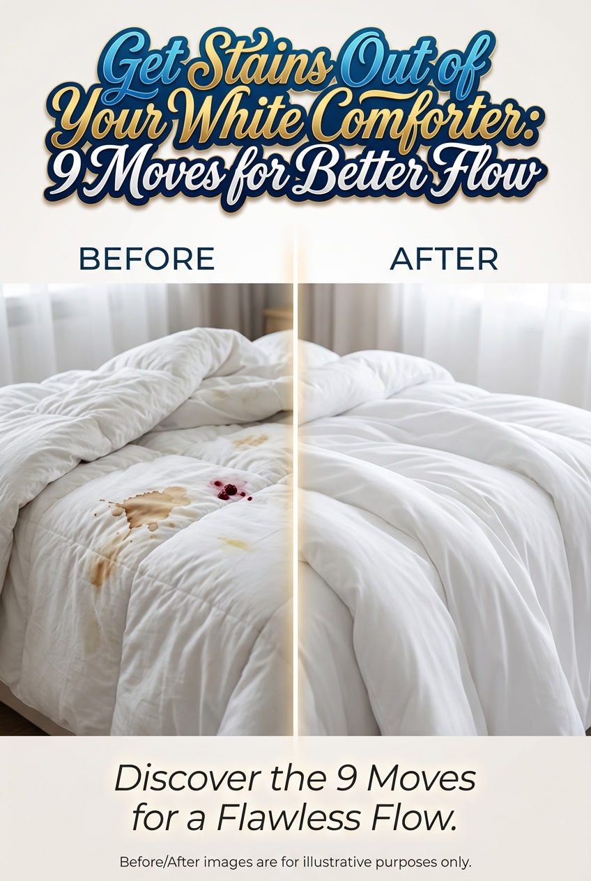 Get Stains Out of Your White Comforter: 9 Moves for Better Flow - photo 5