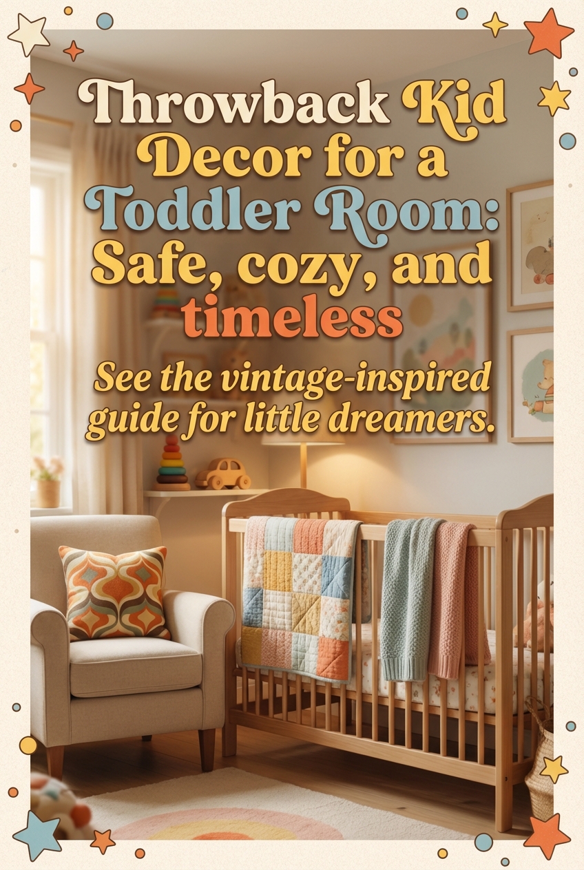Throwback Kid Decor for a Toddler Room: Safe, cozy, and timeless - photo 2