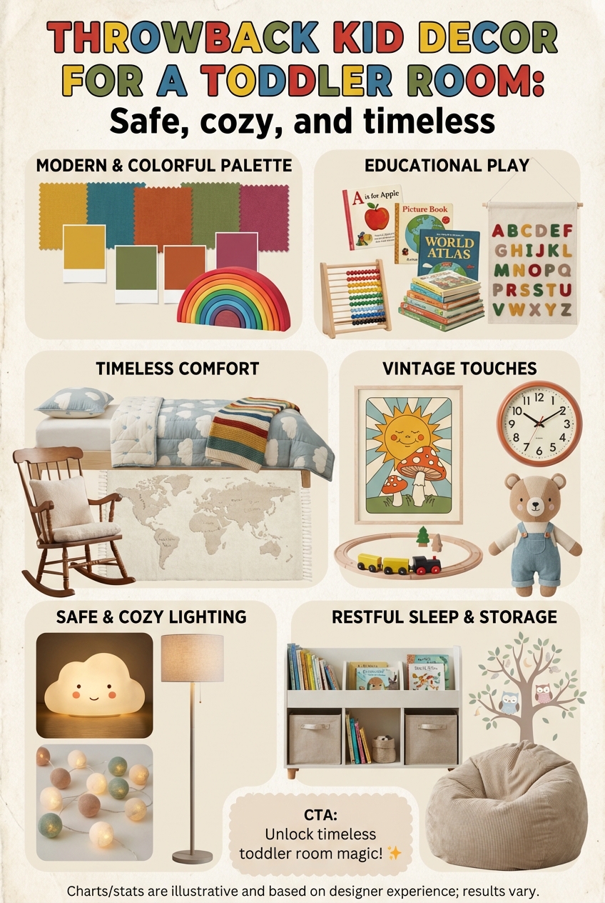Throwback Kid Decor for a Toddler Room: Safe, cozy, and timeless - photo 4