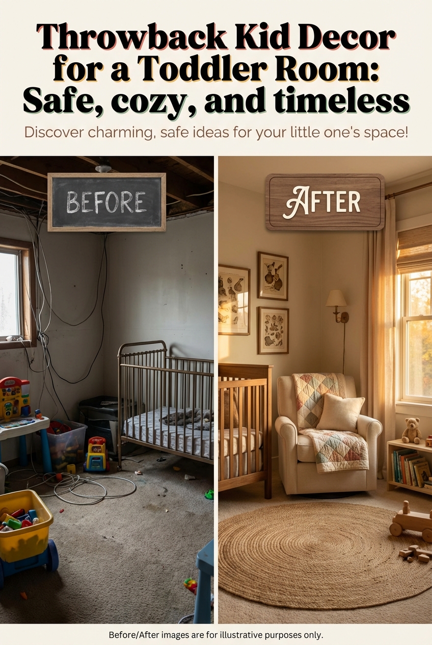 Throwback Kid Decor for a Toddler Room: Safe, cozy, and timeless - photo 5