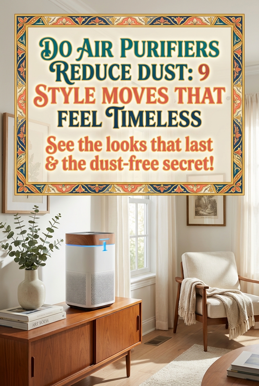 Do Air Purifiers Reduce Dust: 9 Style Moves That Feel Timeless - photo 2