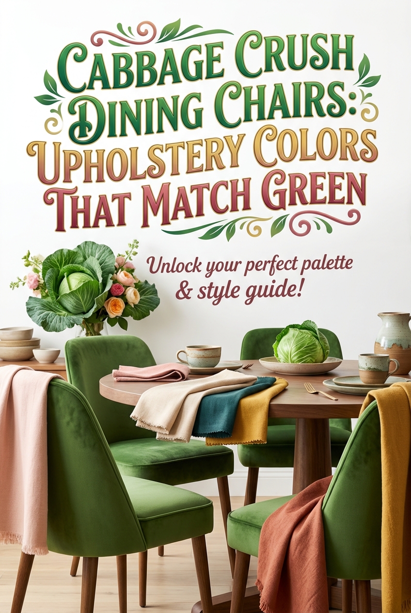 Cabbage Crush Dining Chairs: Upholstery Colors That Match Green - photo 2