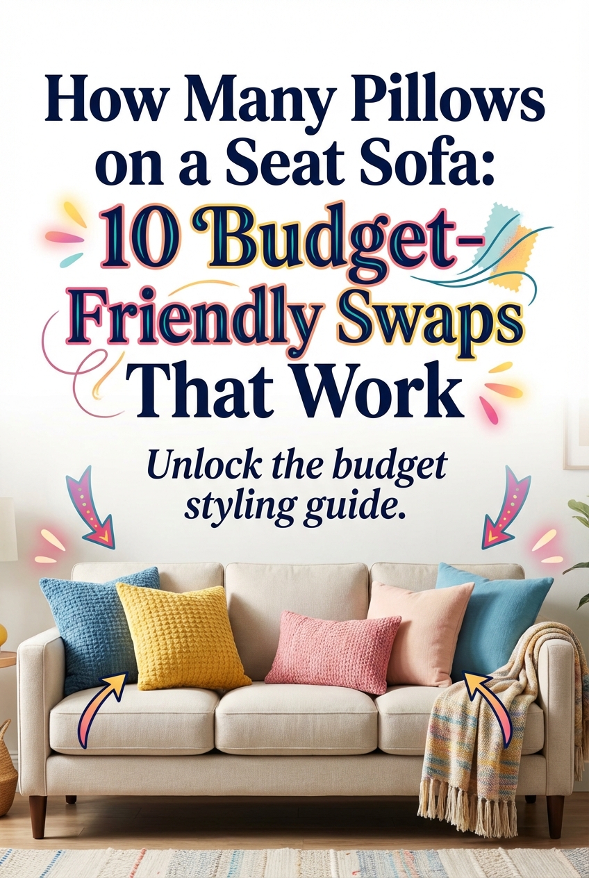 How Many Pillows on a Seat Sofa: 10 Budget – Friendly Swaps That Work - photo 2