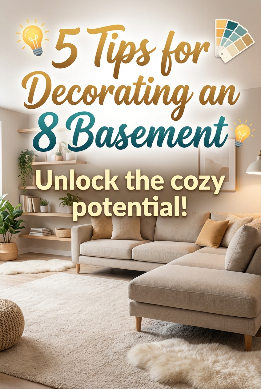 5 Tips for Decorating an 8 Basement - photo 2