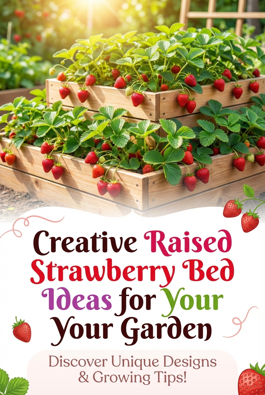 Creative Raised Strawberry Bed Ideas for Your Garden - photo 2