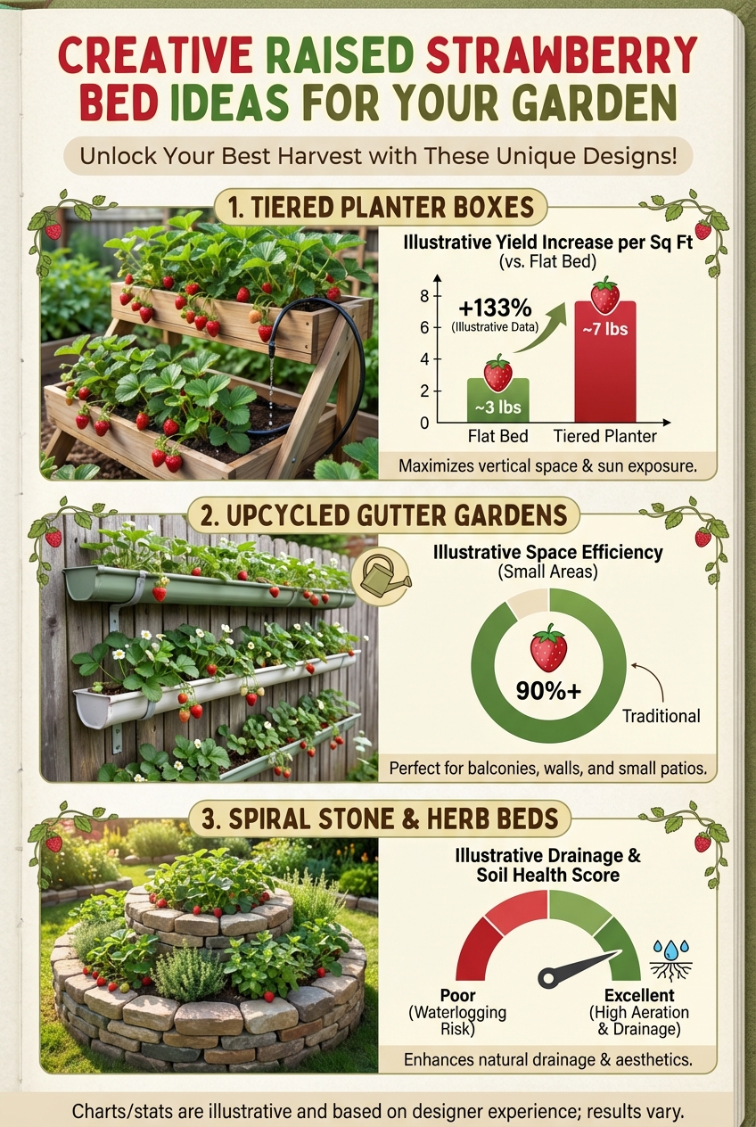 Creative Raised Strawberry Bed Ideas for Your Garden - photo 3