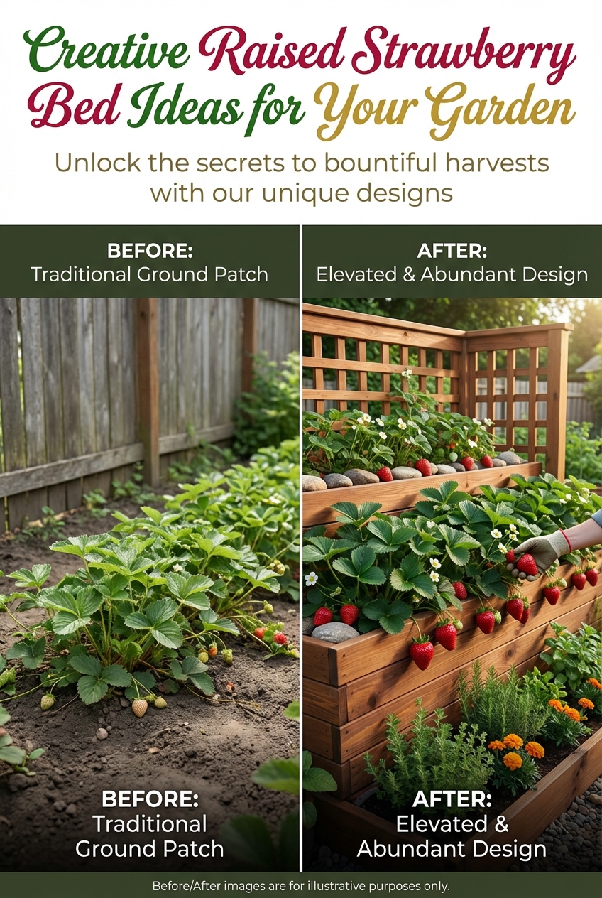 Creative Raised Strawberry Bed Ideas for Your Garden - photo 5