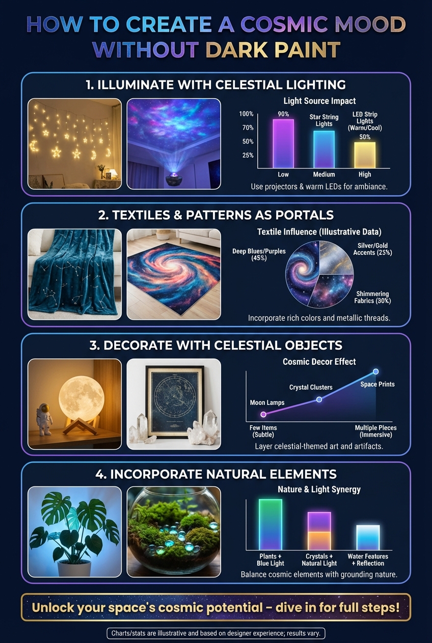 How to Create a Cosmic Mood Without Dark Paint - photo 3