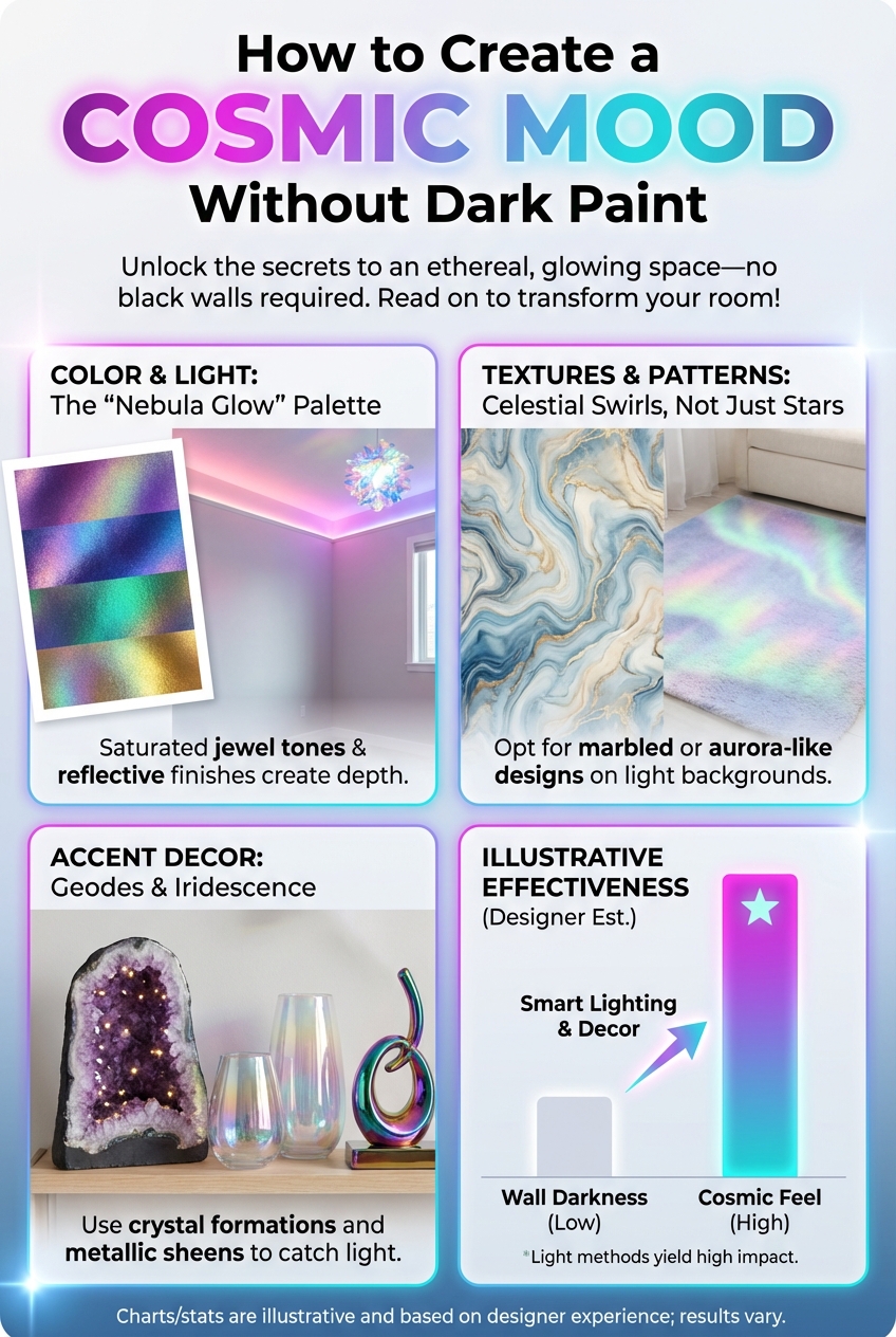 How to Create a Cosmic Mood Without Dark Paint - photo 4