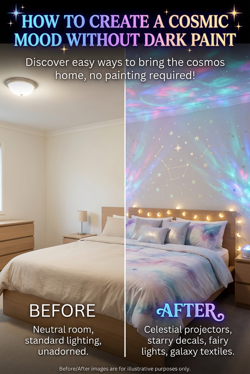 How to Create a Cosmic Mood Without Dark Paint - photo 5