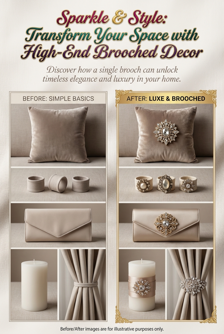 Best 10 Brooched Decor Objects for a High-End Look - photo 5