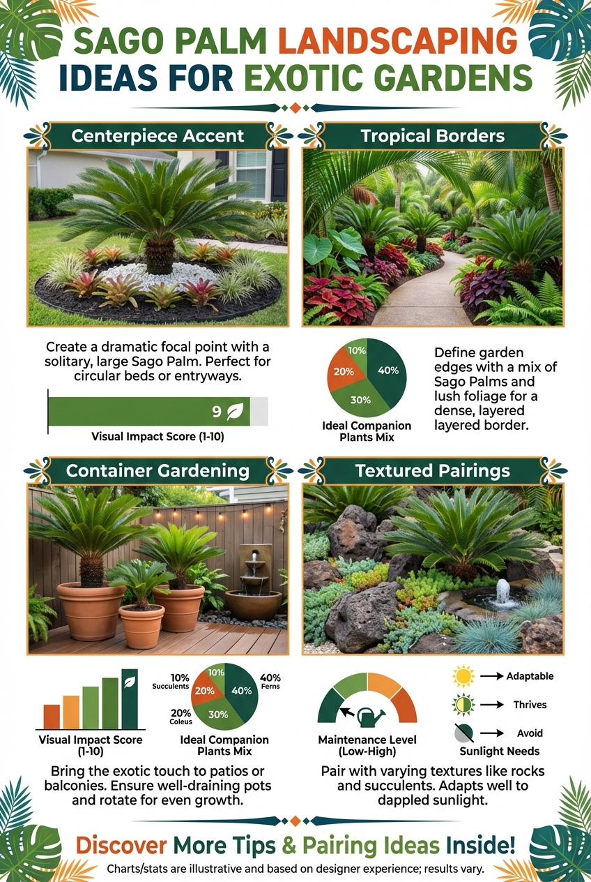 Sago Palm Landscaping Ideas for Exotic Gardens - photo 3