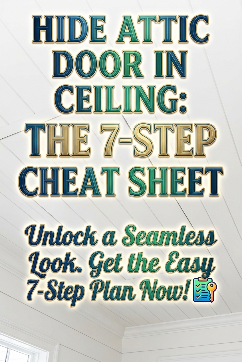 Hide Attic Door in Ceiling: the 7 – Step Cheat Sheet - photo 2