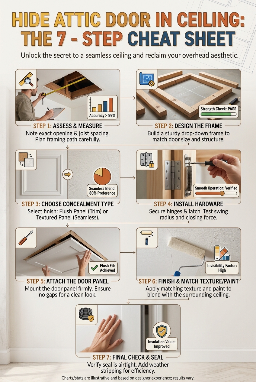 Hide Attic Door in Ceiling: the 7 – Step Cheat Sheet - photo 3