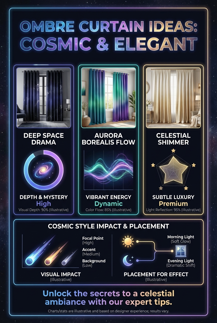 Ombre Curtain Ideas That Feel Cosmic and Elegant - photo 3