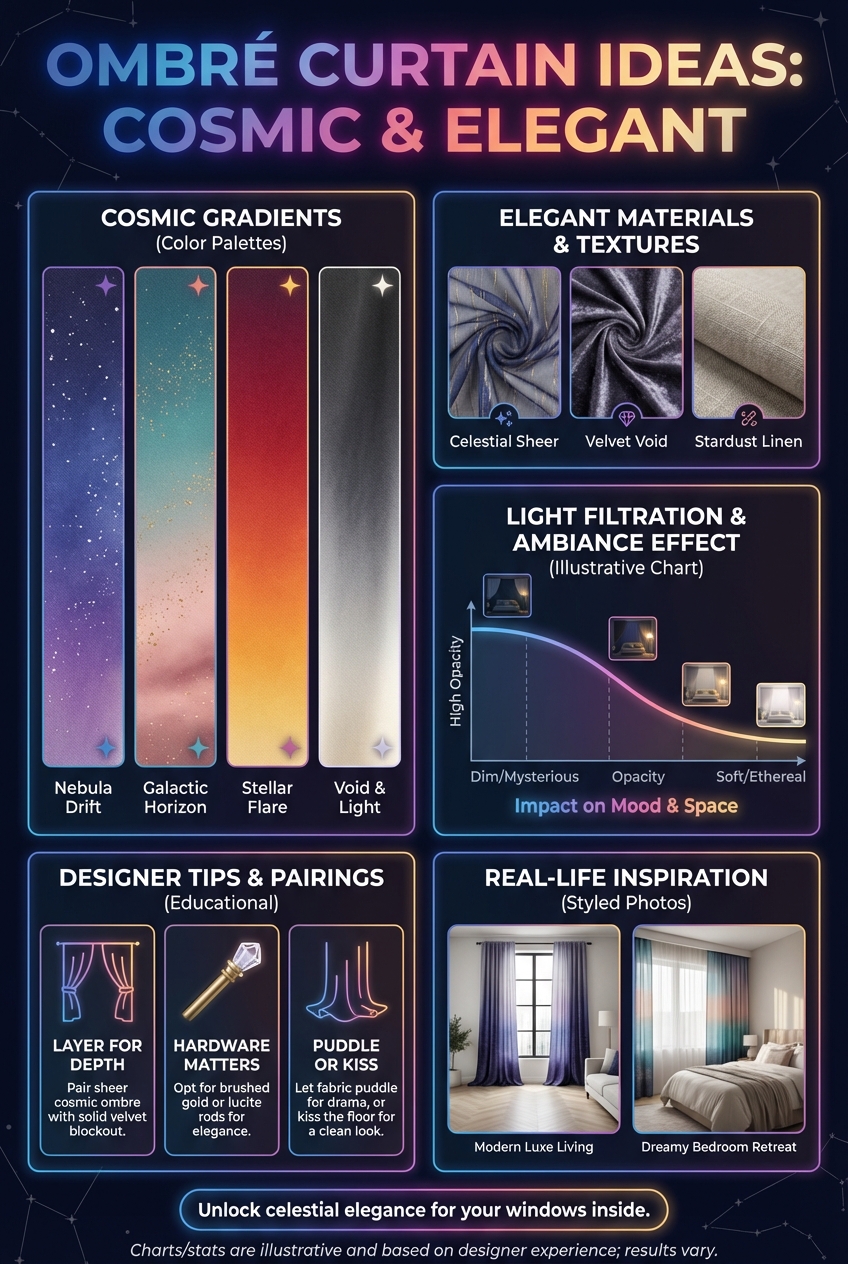 Ombre Curtain Ideas That Feel Cosmic and Elegant - photo 4