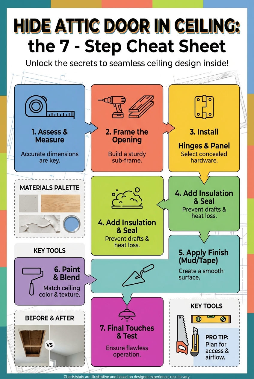 Hide Attic Door in Ceiling: the 7 – Step Cheat Sheet - photo 4