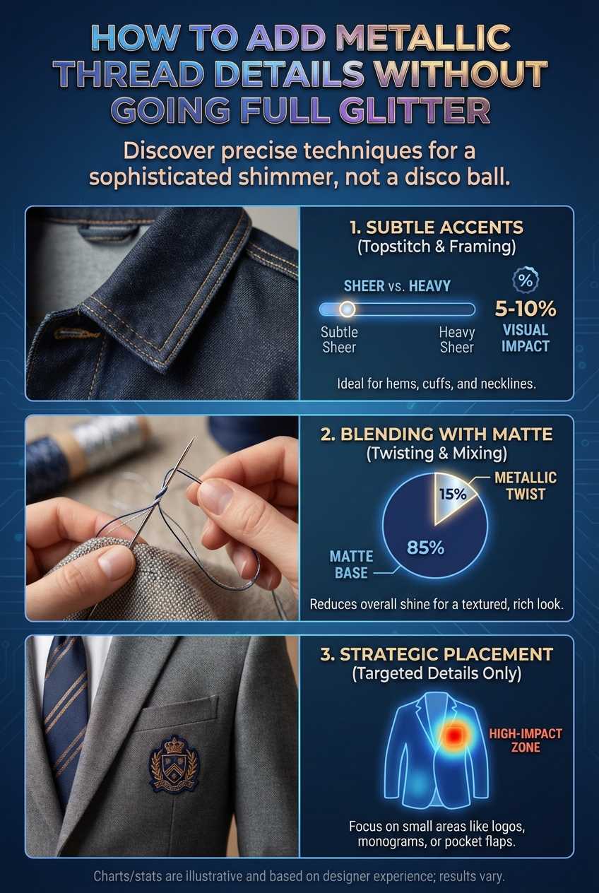 How to Add Metallic Thread Details Without Going Full Glitter - photo 3