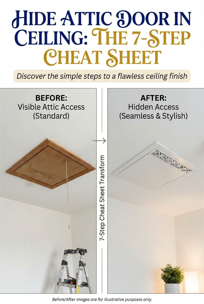 Hide Attic Door in Ceiling: the 7 – Step Cheat Sheet - photo 5