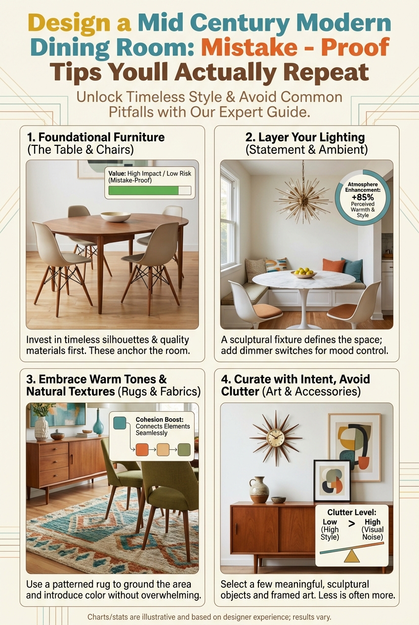 Design a Mid Century Modern Dining Room: Mistake – Proof Tips Youll Actually Repeat - photo 3