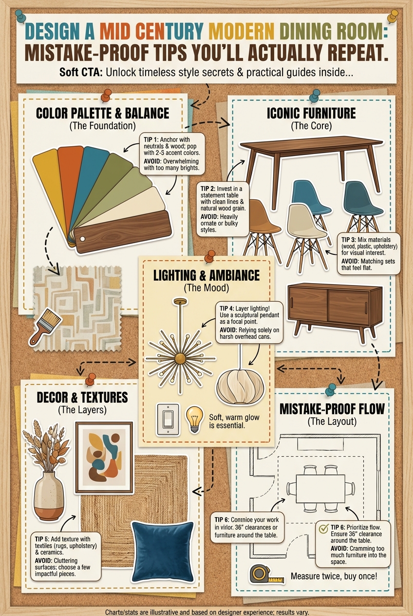 Design a Mid Century Modern Dining Room: Mistake – Proof Tips Youll Actually Repeat - photo 4