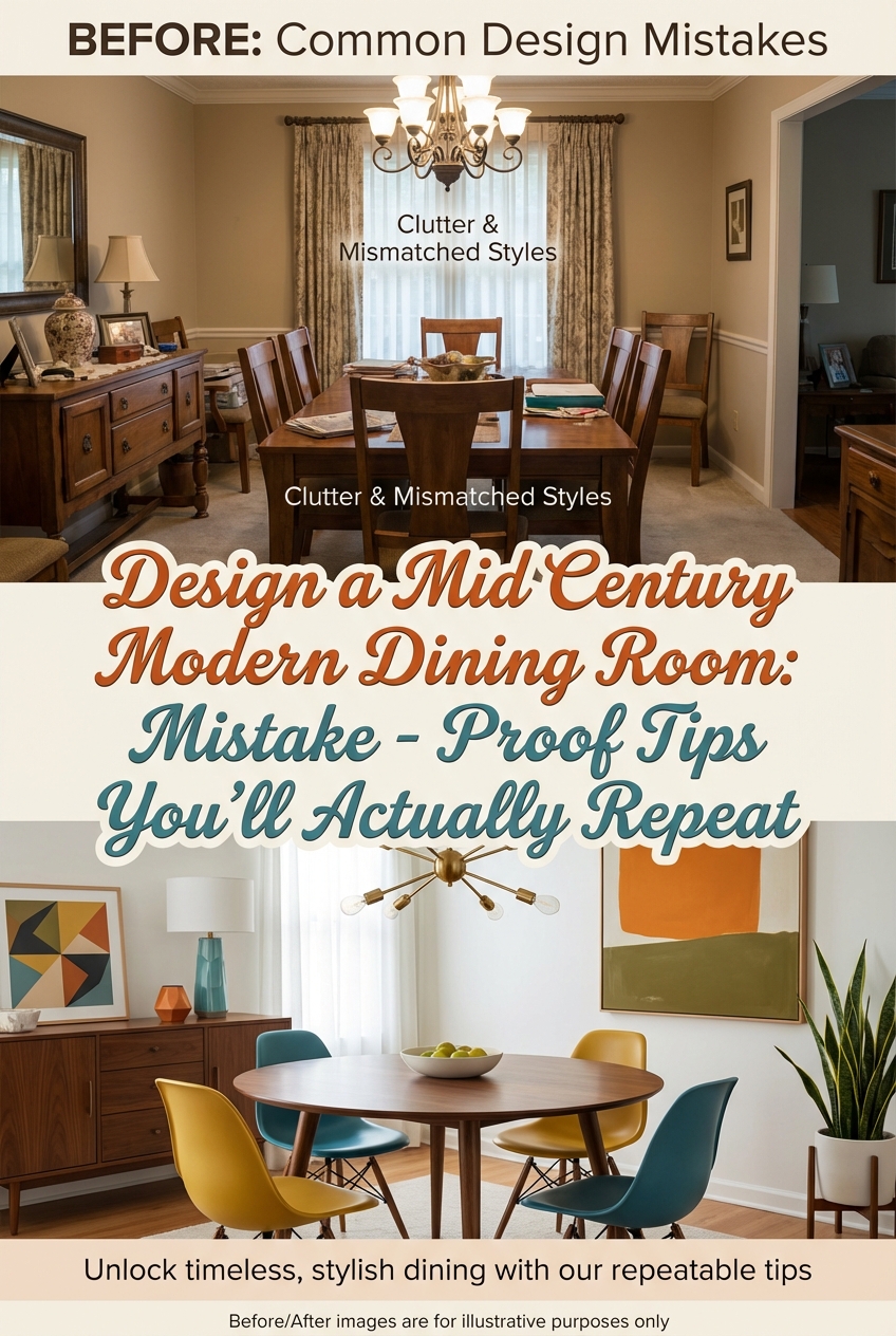 Design a Mid Century Modern Dining Room: Mistake – Proof Tips Youll Actually Repeat - photo 5