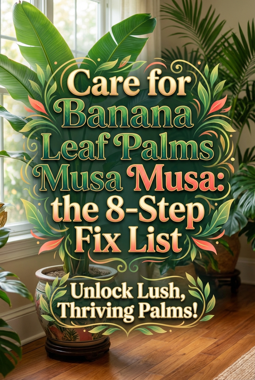 Care for Banana Leaf Palms Musa: the 8 – Step Fix List - photo 2
