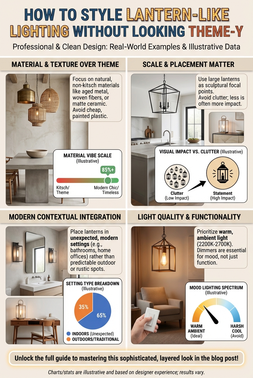 How to Style Lantern-Like Lighting Without Looking Theme-y - photo 3