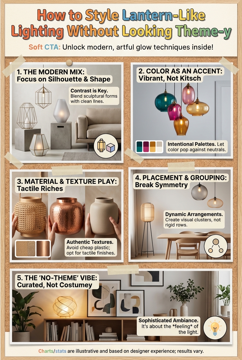 How to Style Lantern-Like Lighting Without Looking Theme-y - photo 4