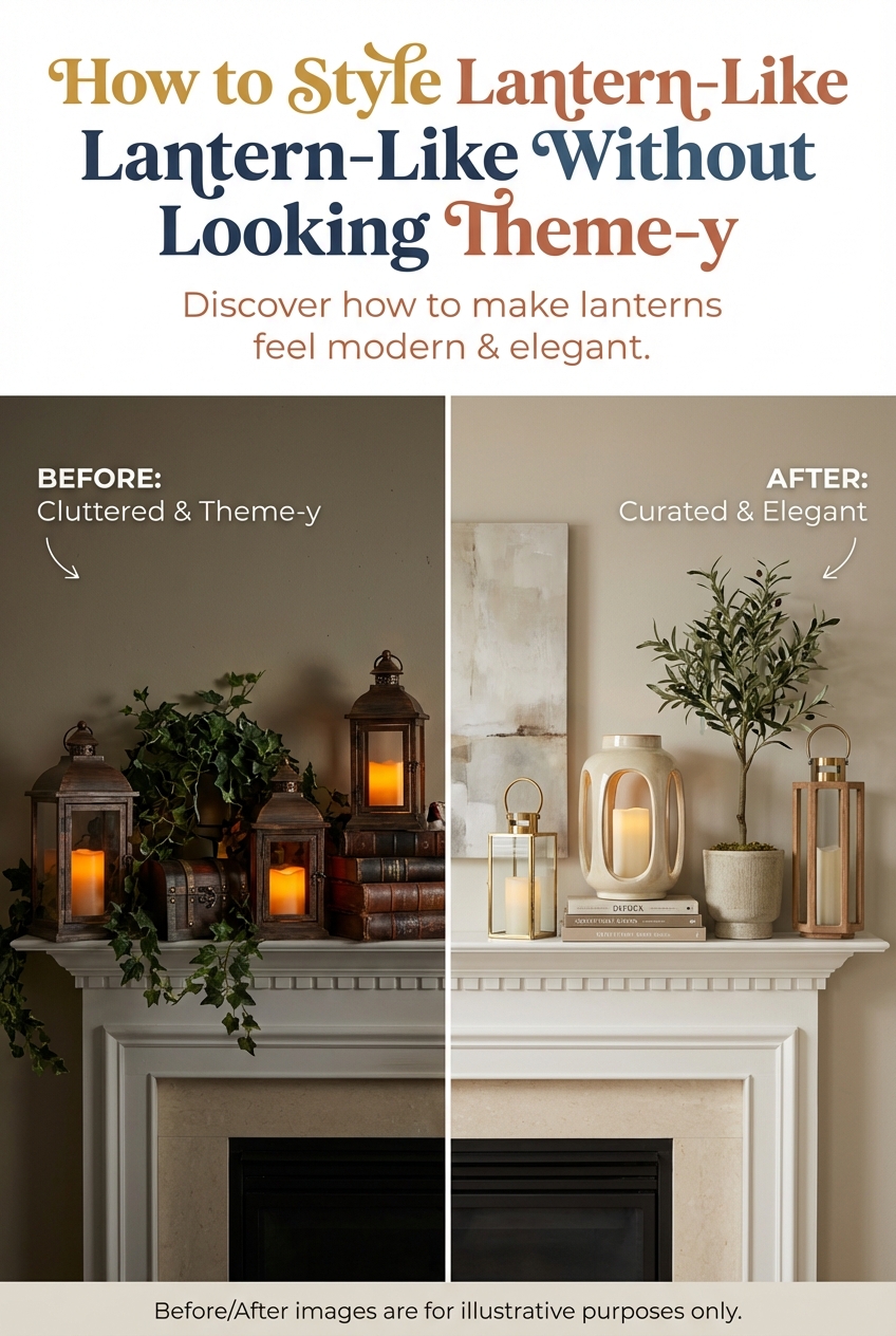 How to Style Lantern-Like Lighting Without Looking Theme-y - photo 5