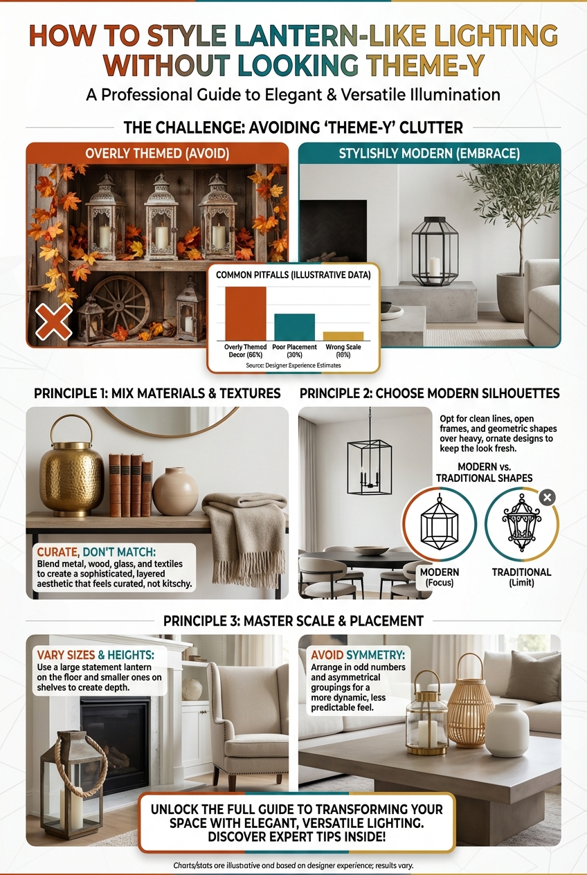 How to Style Lantern-Like Lighting Without Looking Theme-y - photo 3